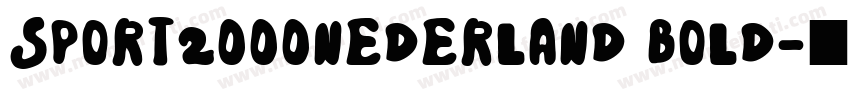 Sport2000Nederland Bold字体转换